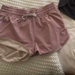 Lululemon pink reversible shorts